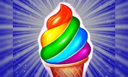 Frosty Ice Cream! Icy dessert image