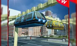 Sky Train Driving 2022 : Train 3D Game Simulator image