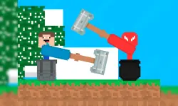 Stickman vs Noob Hammer image