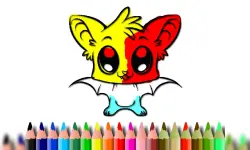 Cute Bat Coloring Book image
