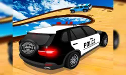 Police Prado Car Stunt Ramp Car Racing Game 3D image