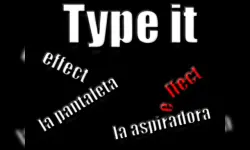 Type it image